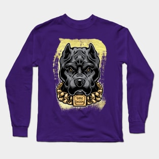 Bone Daddy Fierce Bully Dog Long Sleeve T-Shirt